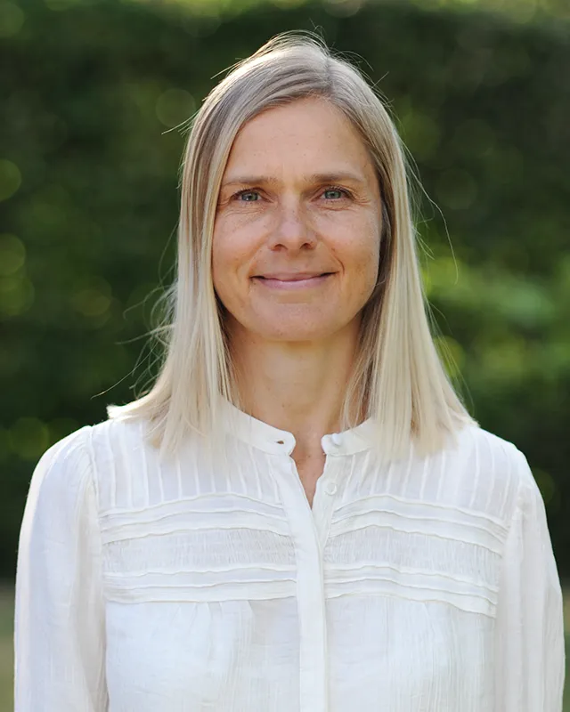 Portræt af Heidi Søndergård Mathiesen i en samtalesituation, Fotograf: Heidi Søndergård Mathiesen